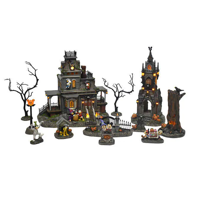 Costco 12-piece Disney Halloween village set