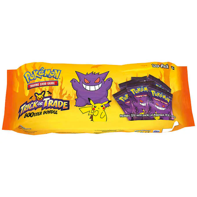 Costco Pokemon Halloween Trick or Trade BOOster Packs 120 count