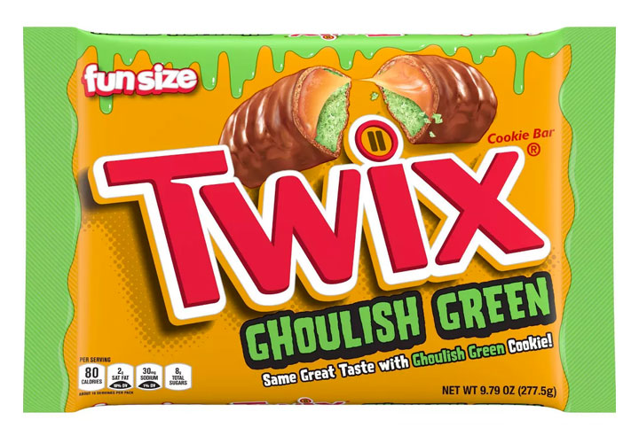 Halloween Twix Ghoulish Green Fun Size