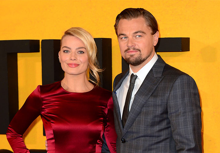 Margot Robbie Leonardo DiCaprio Wolf of Wall Street UK premiere
