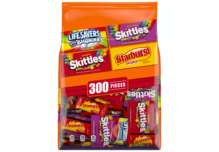 Mars Starburst Skittles Life Savers Halloween Candy Variety Pack