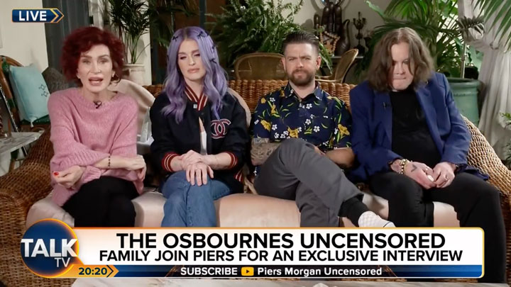 Osbourne family on Piers Morgan Uncensored 2023