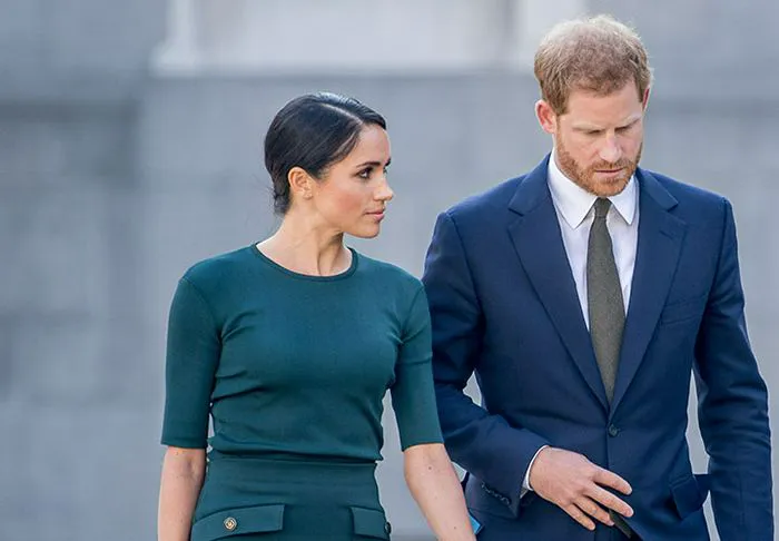 Prince Harry Meghan Markle blue outfits