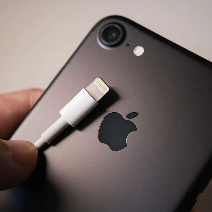 black-iphone-charger-cord
