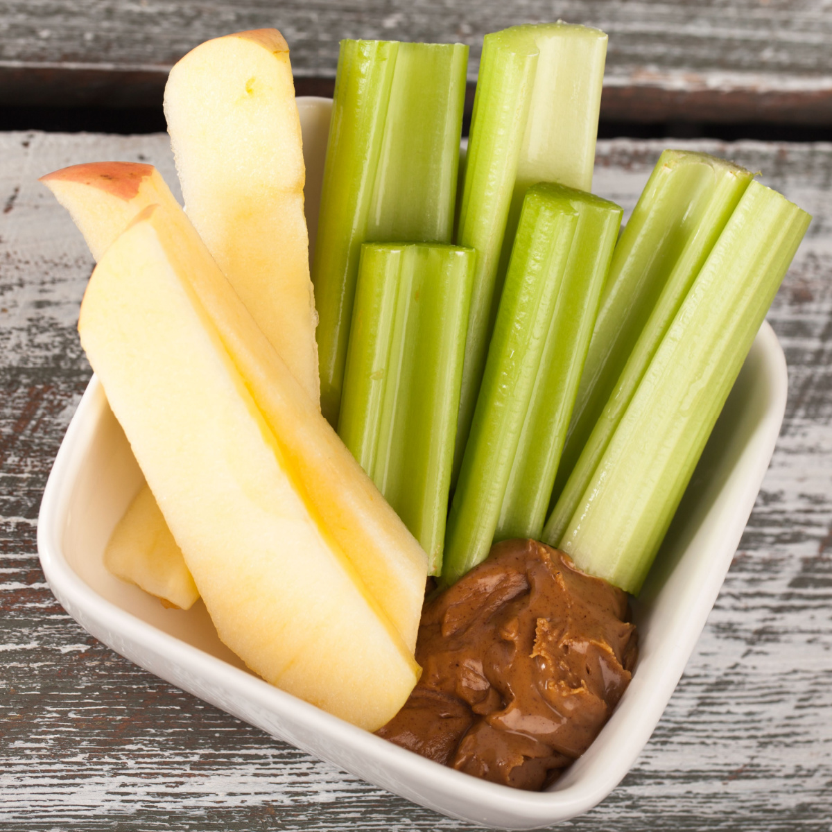 celery and almond butter