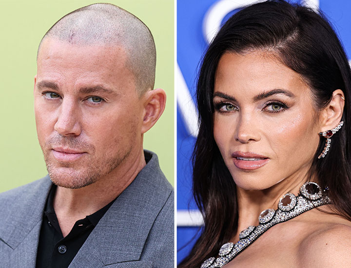Channing Tatum and Jenna Dewan separately pictured in 2023