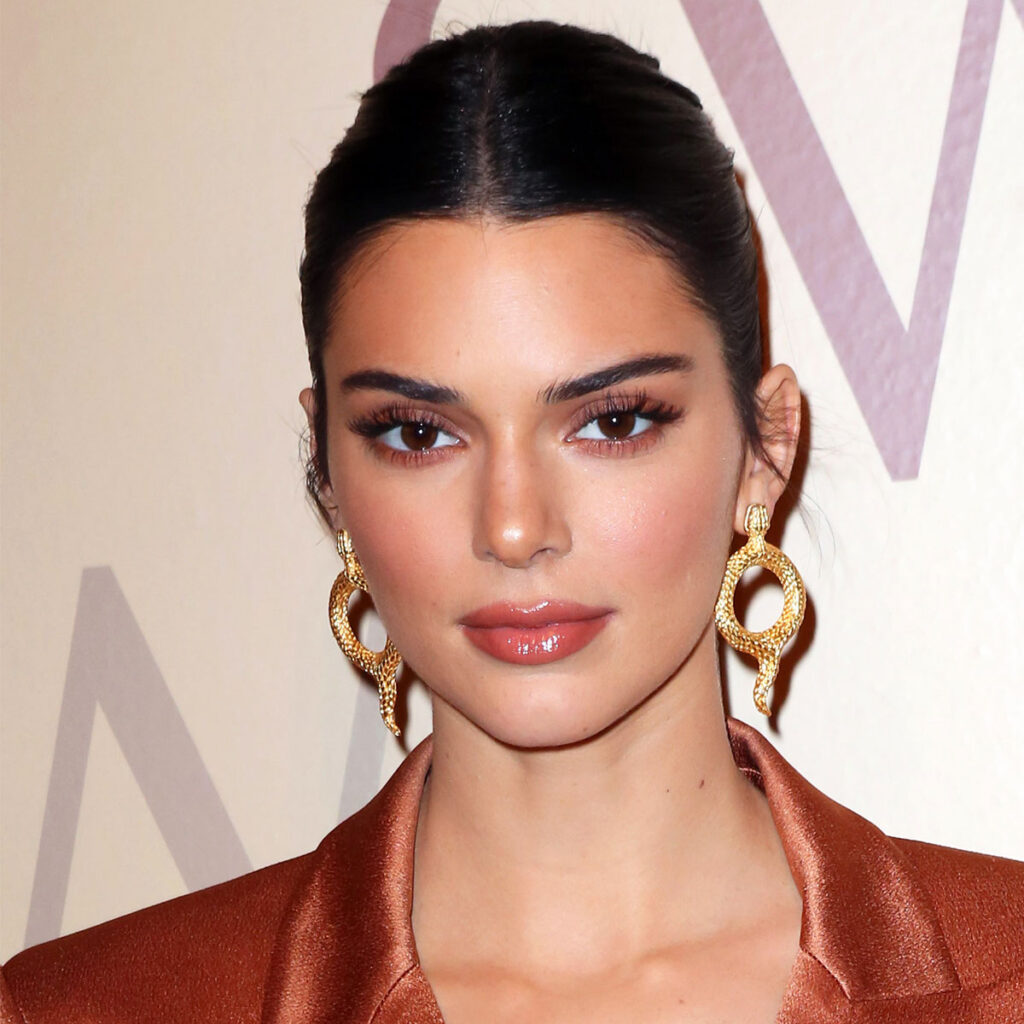 Kendall Jenner rocks checked dress at LVMH party in Paris