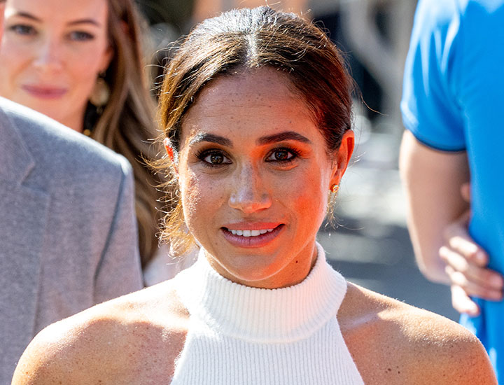 Meghan Markle Invictus Games white mock neck tank top