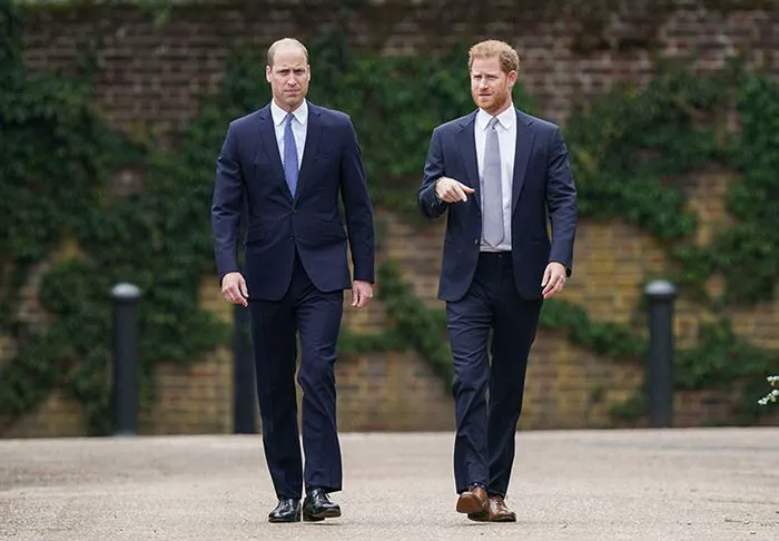 Prince William Prince Harry unveil Princess Diana statue 2021
