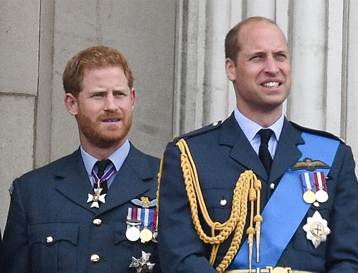 Prince William Prince Harry Buckingham Palace