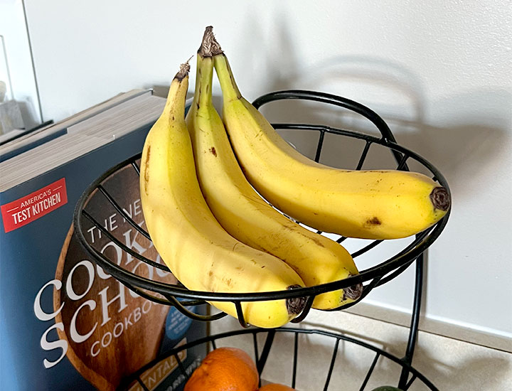 bananas in kitchen