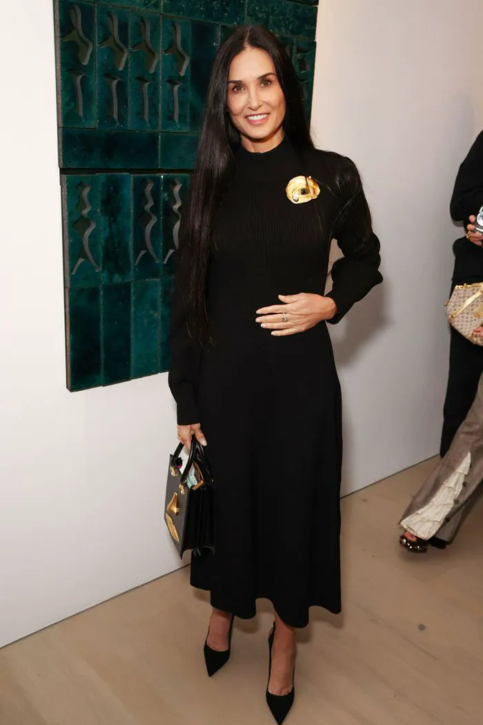 demi moore christies opening sami hayek
