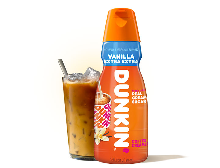 dunkin vanilla extra extra creamer
