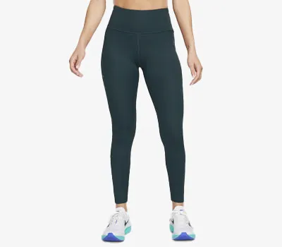 Women's mid-rise printed leggings with pockets by Nike.