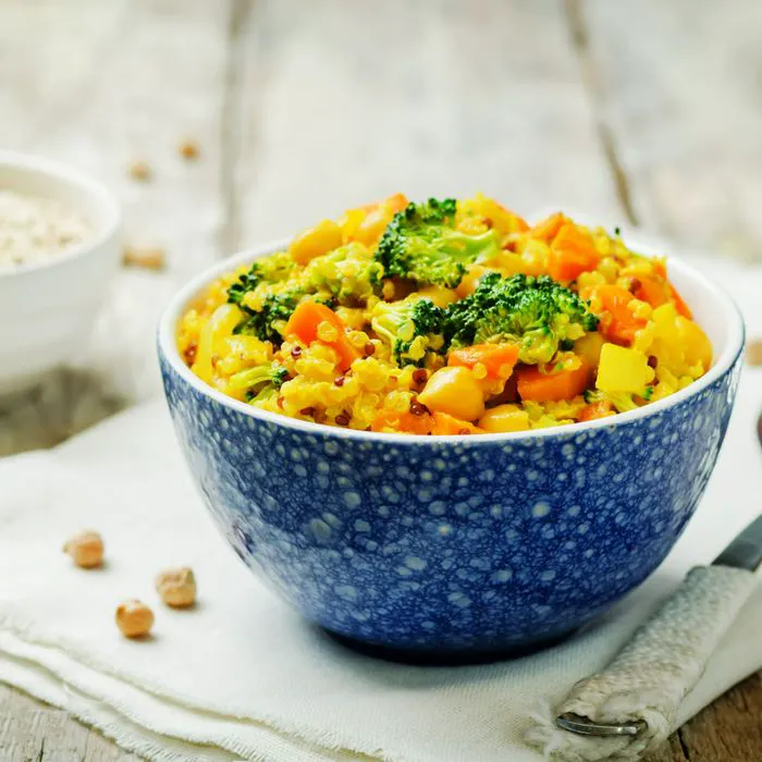 quinoa and vegetable curry