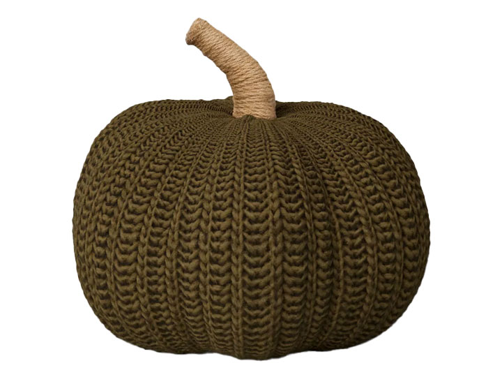 target knit pumpkin throw pillow