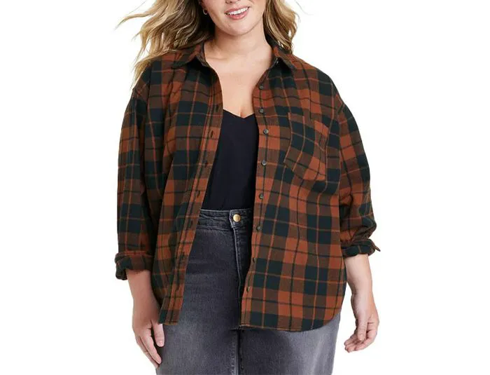 target oversized flannel
