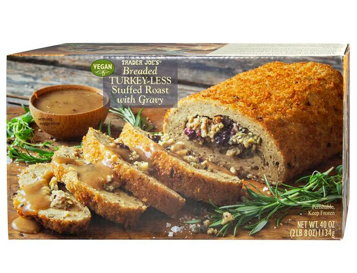 trader joe's turkey-less stuffed roast