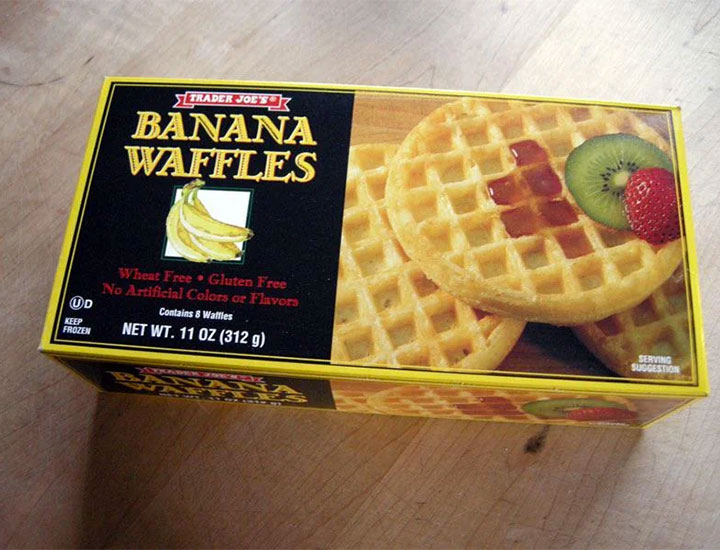 trader joe's banana waffles