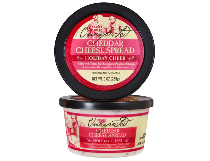 trader joe's unexpected cheddar cheese spread