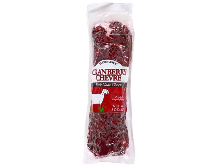 trader joe's cranberry chevre