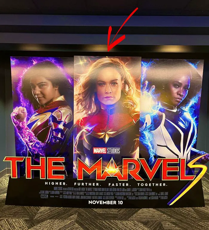 Brie Larson The Marvels Photoshop fail