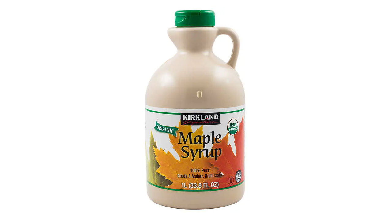 Costco Kirkland maple syrup