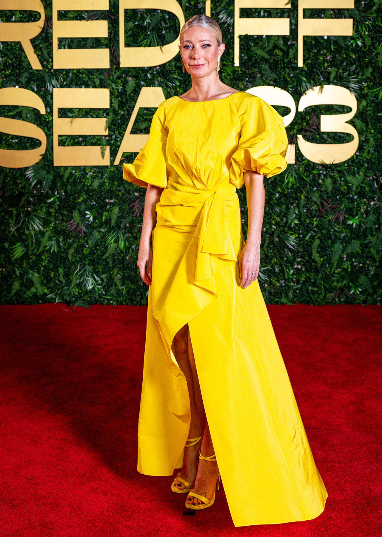 Gwyneth Paltrow yellow Carolina Herrera dress Red Sea International Film Festival red carpet