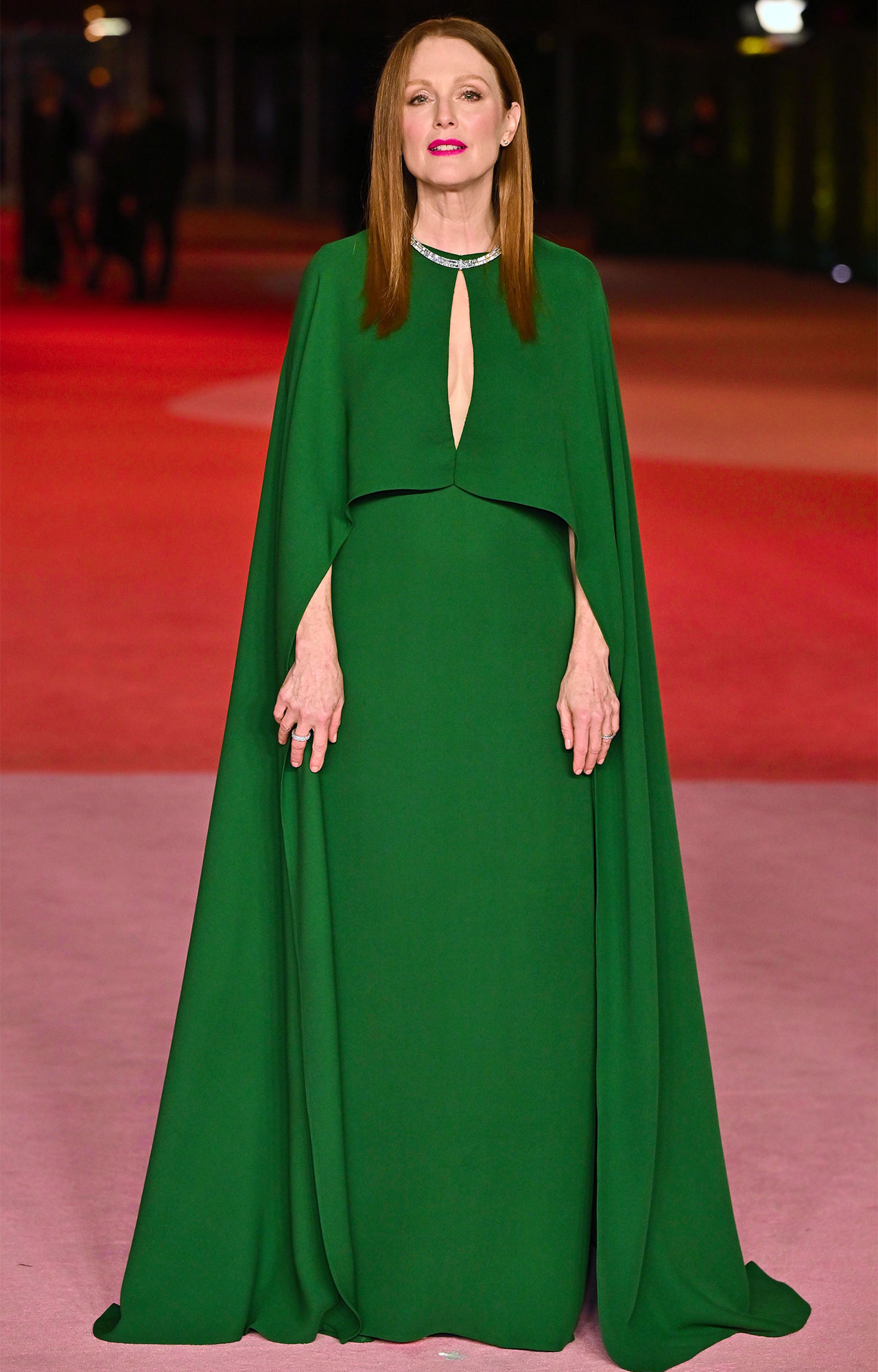 Julianne Moore green Valentino gown Academy Museum Gala red carpet