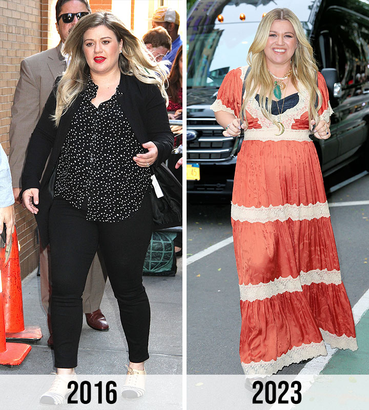 Kelly Clarkson weight loss 2016 to 2023