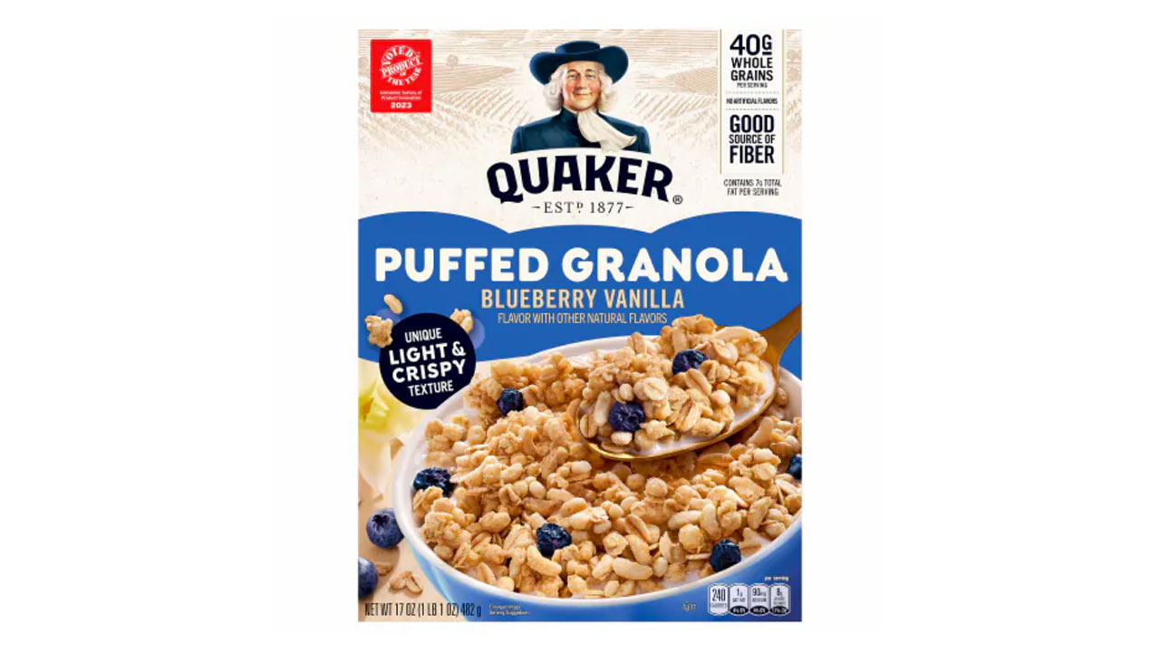 quaker oats puffed granola
