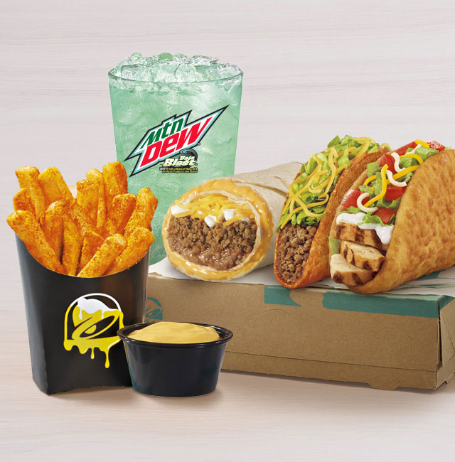 taco bell deluxe cravings box
