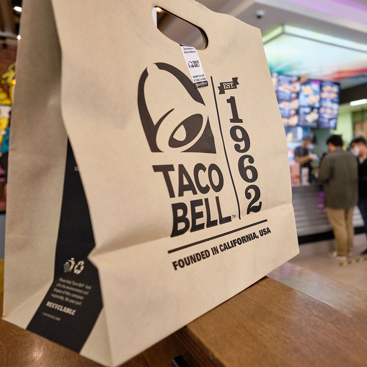 taco bell to-go bag