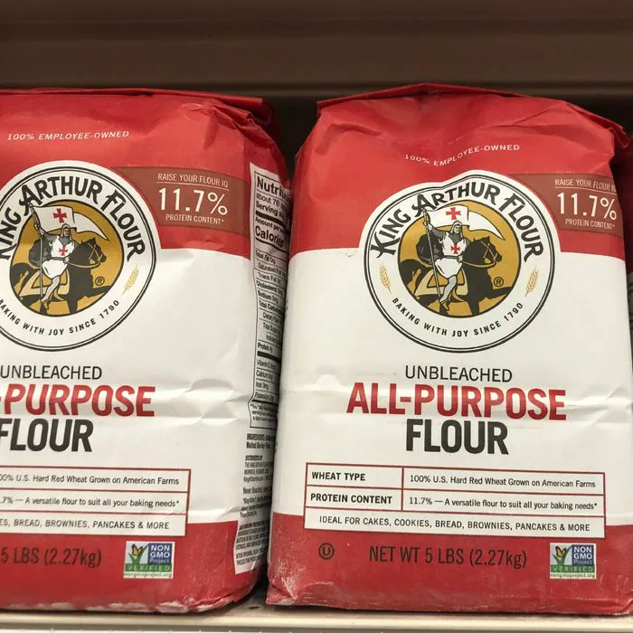 flour on shelves