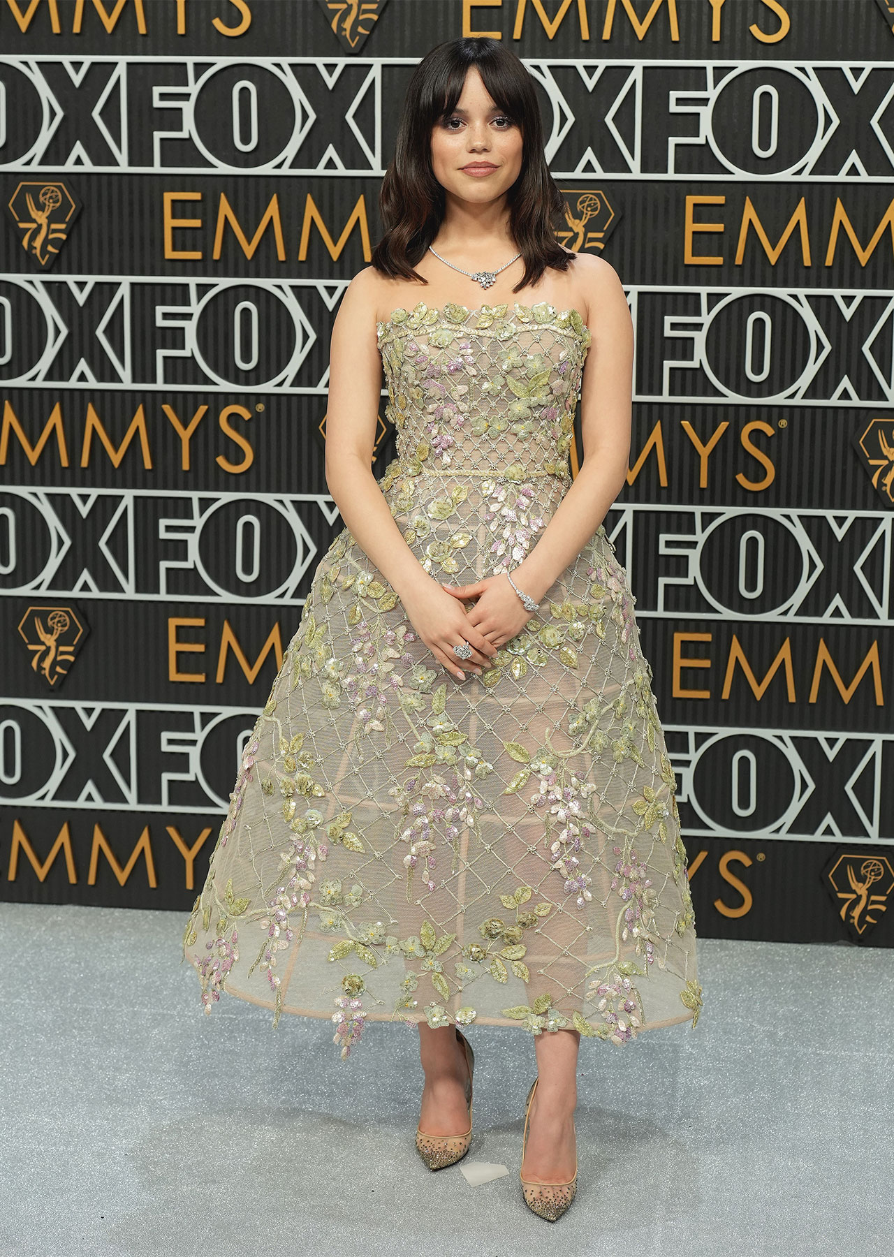 Jenna Ortega 75th Annual Primetime Emmy Awards Dior Haute Couture dress