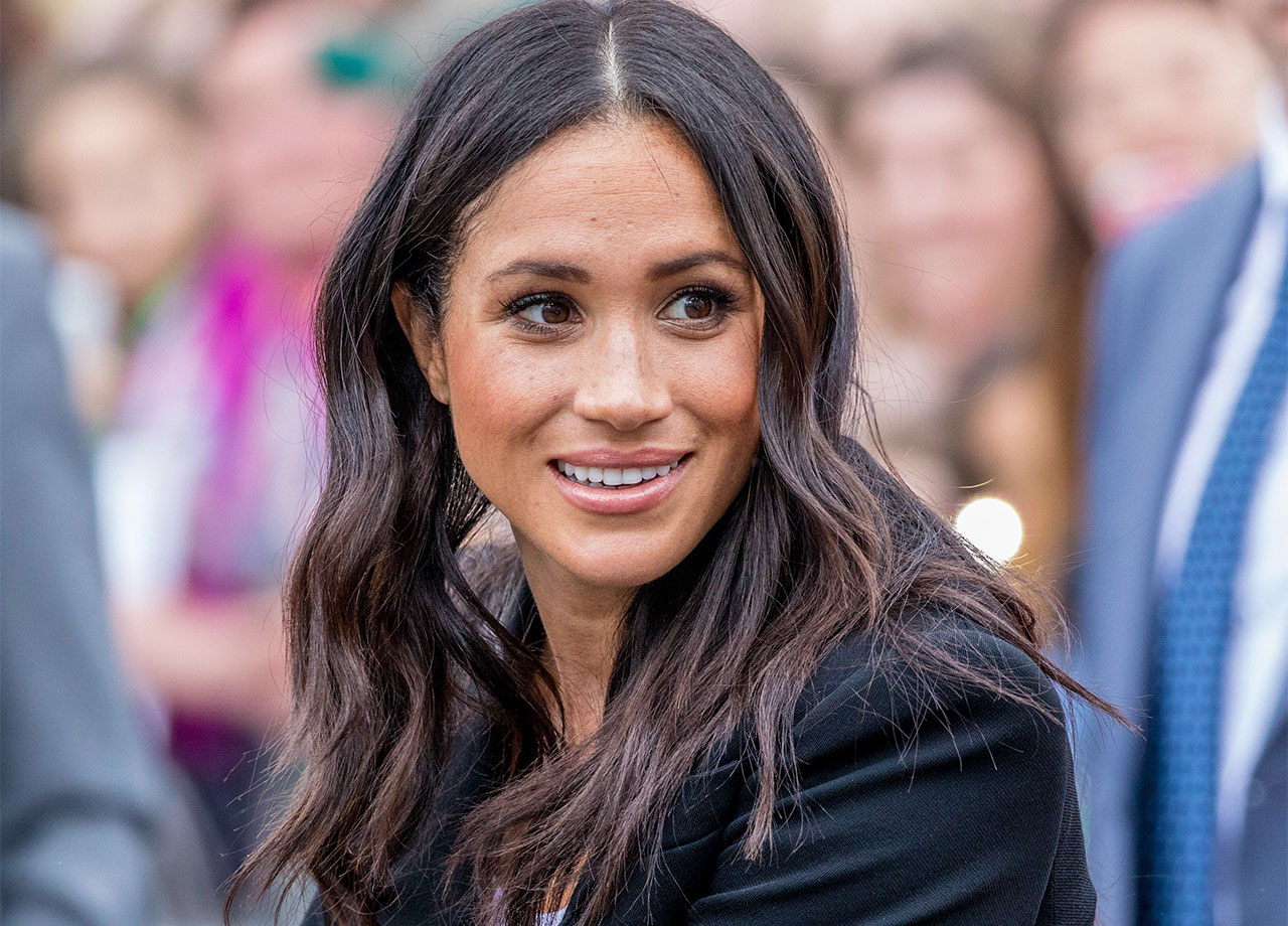 Meghan Markle wavy hair