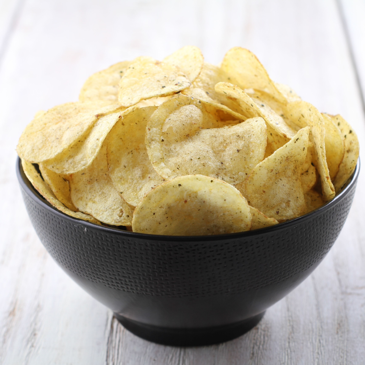 bowl of potato chips