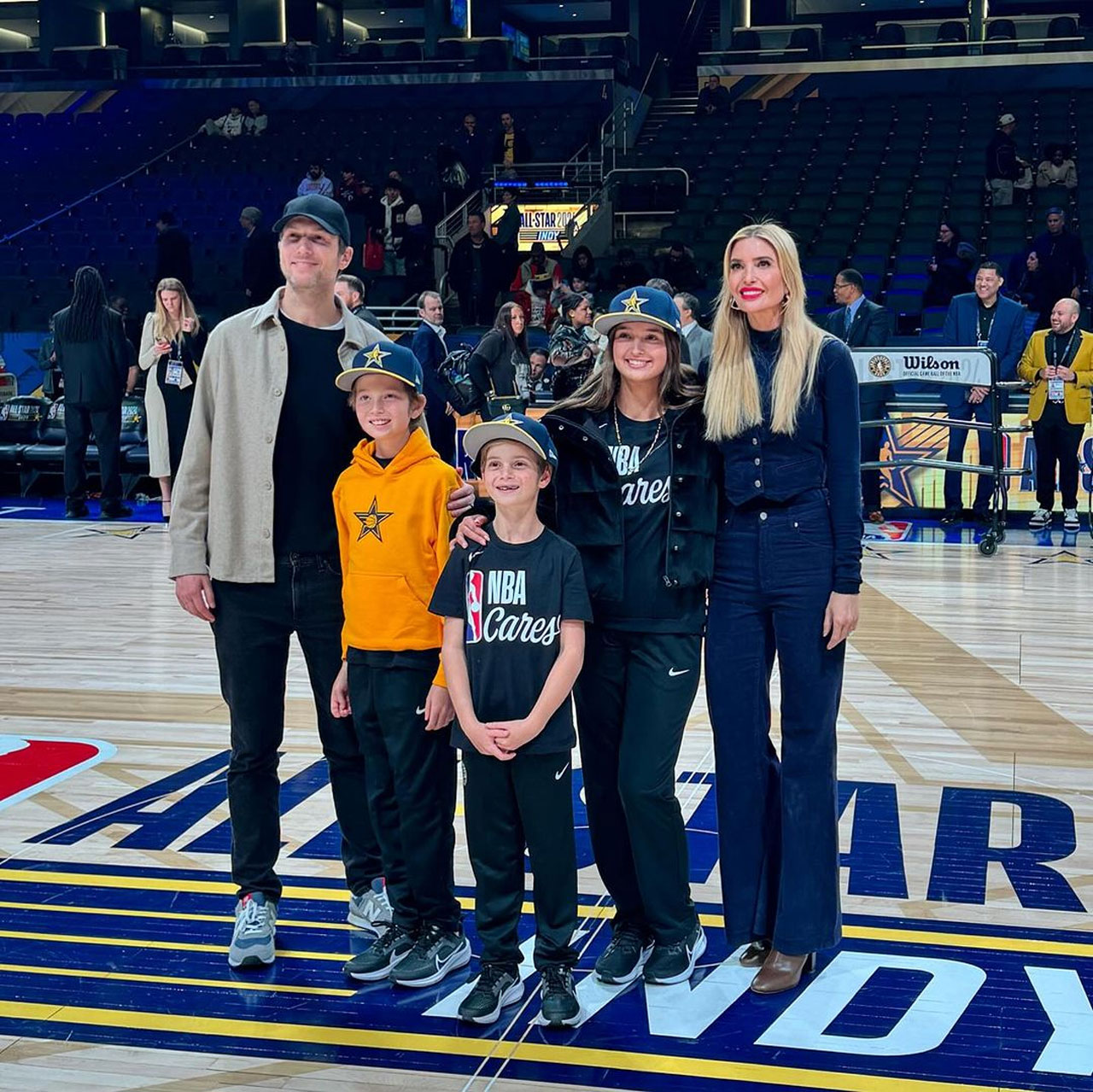 Ivanka Trump with family NBA All Star Game