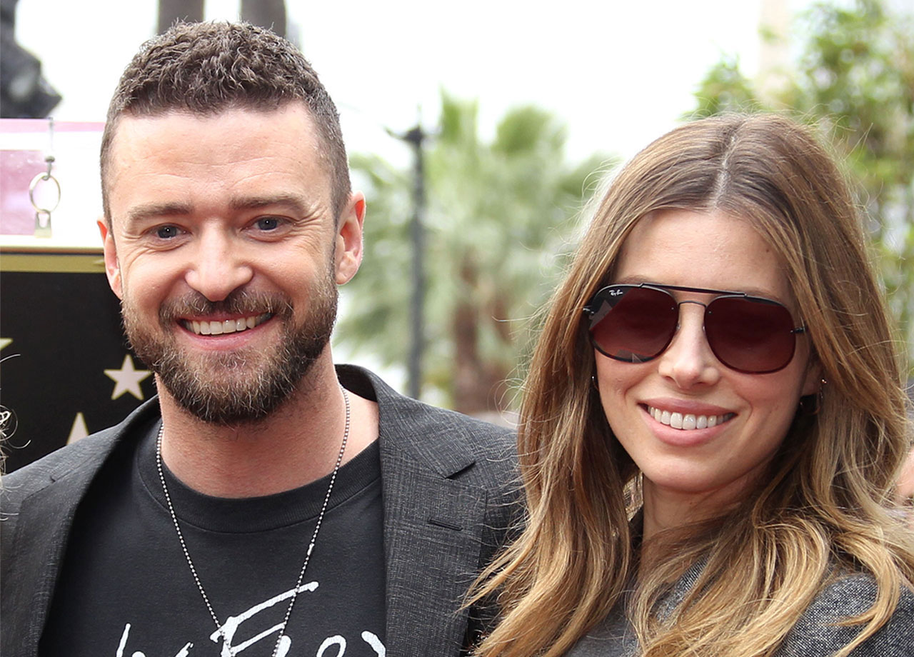 Justin Timberlake Jessica Biel Hollywood Walk of Fame