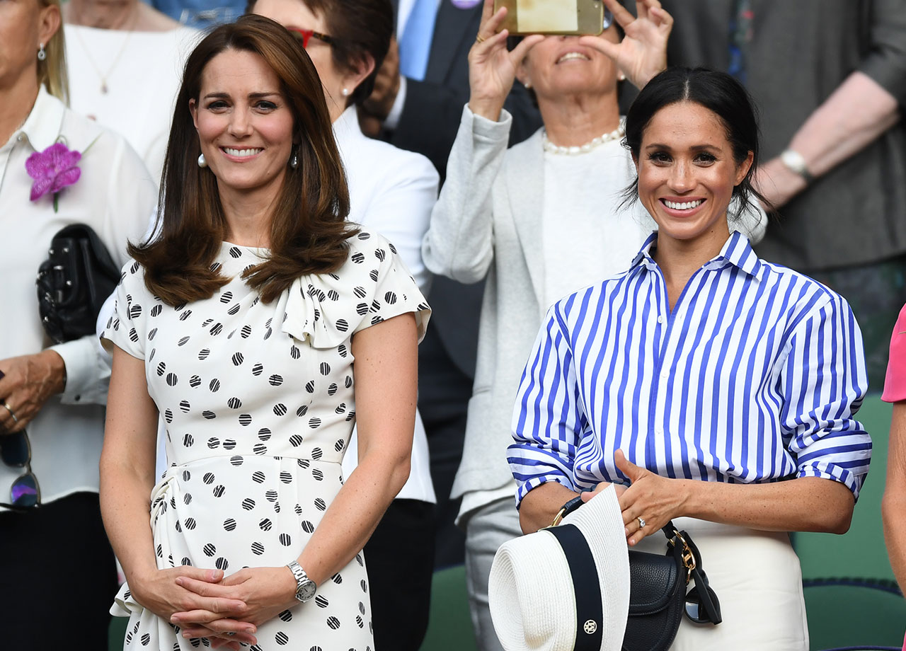 Kate Middleton Meghan Markle Wimbledon 2018