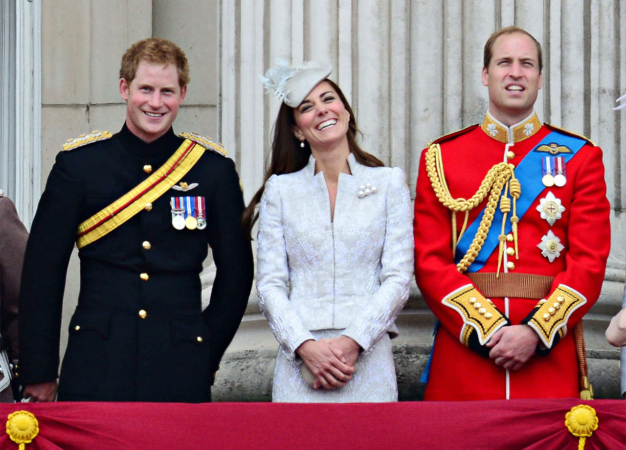 Prince Harry Kate Middleton Prince William Trooping the Color 2014