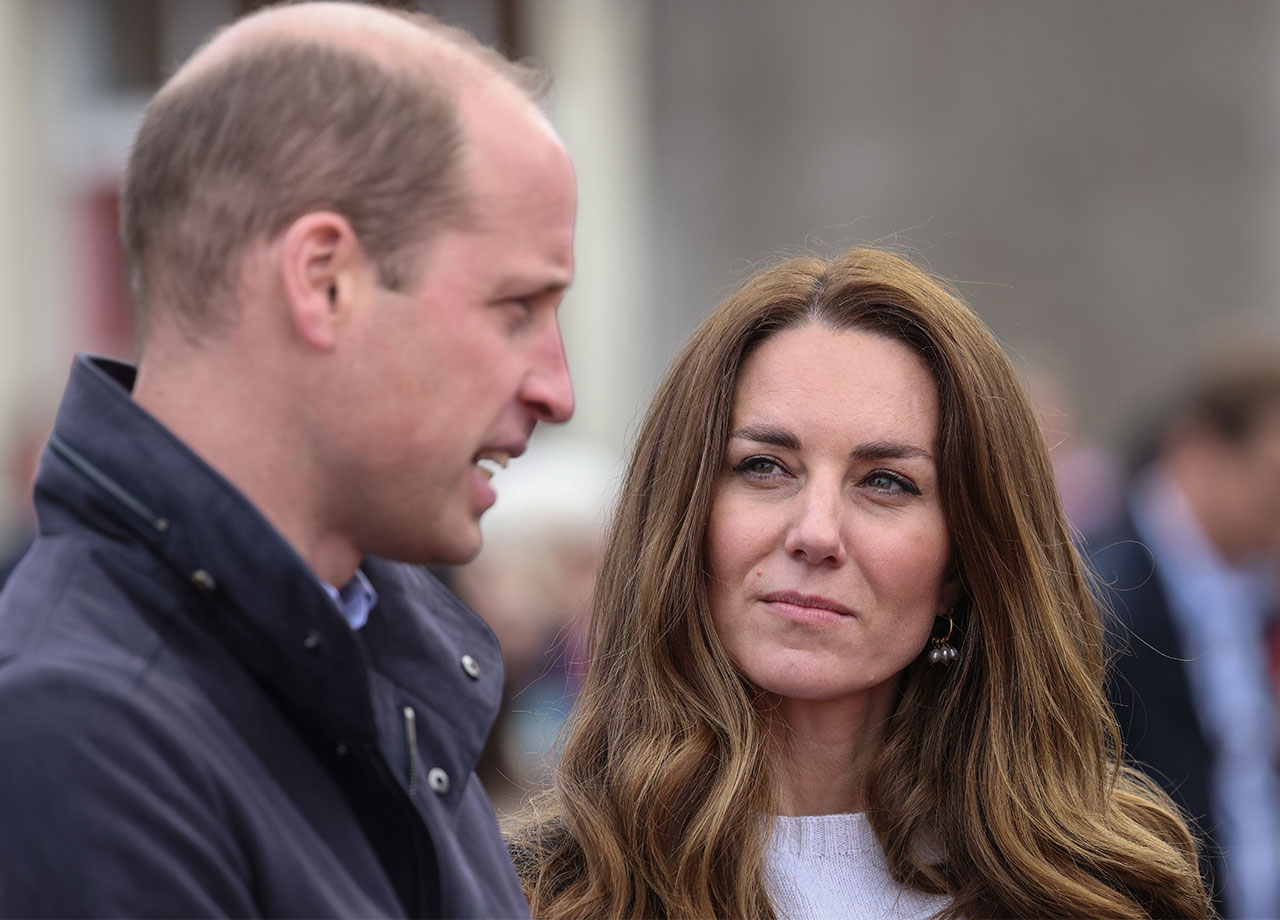 Prince William and Kate Middleton visit local fishermen in Fife Scotland
