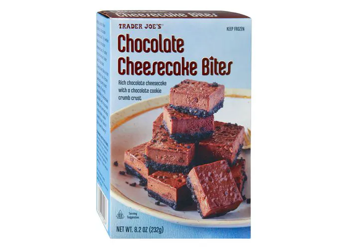 trader joe's chocolate cheesecake bites