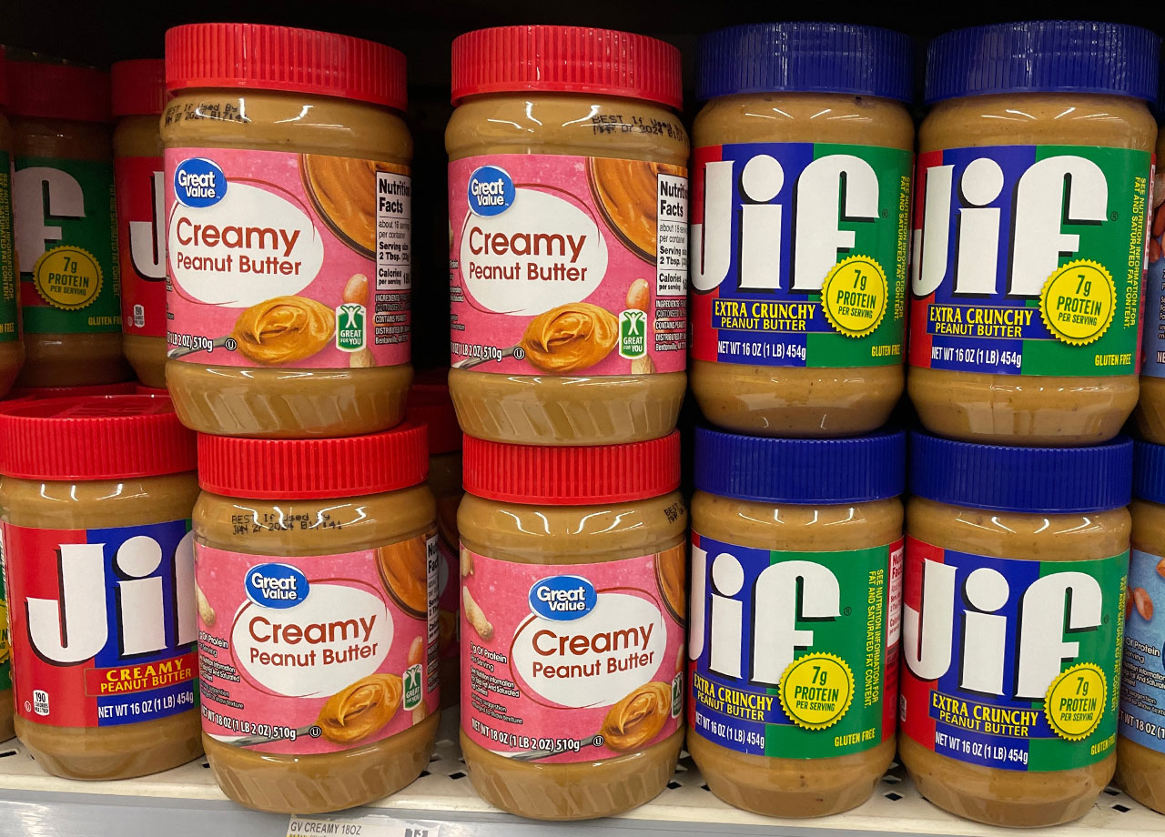 peanut butter at walmart