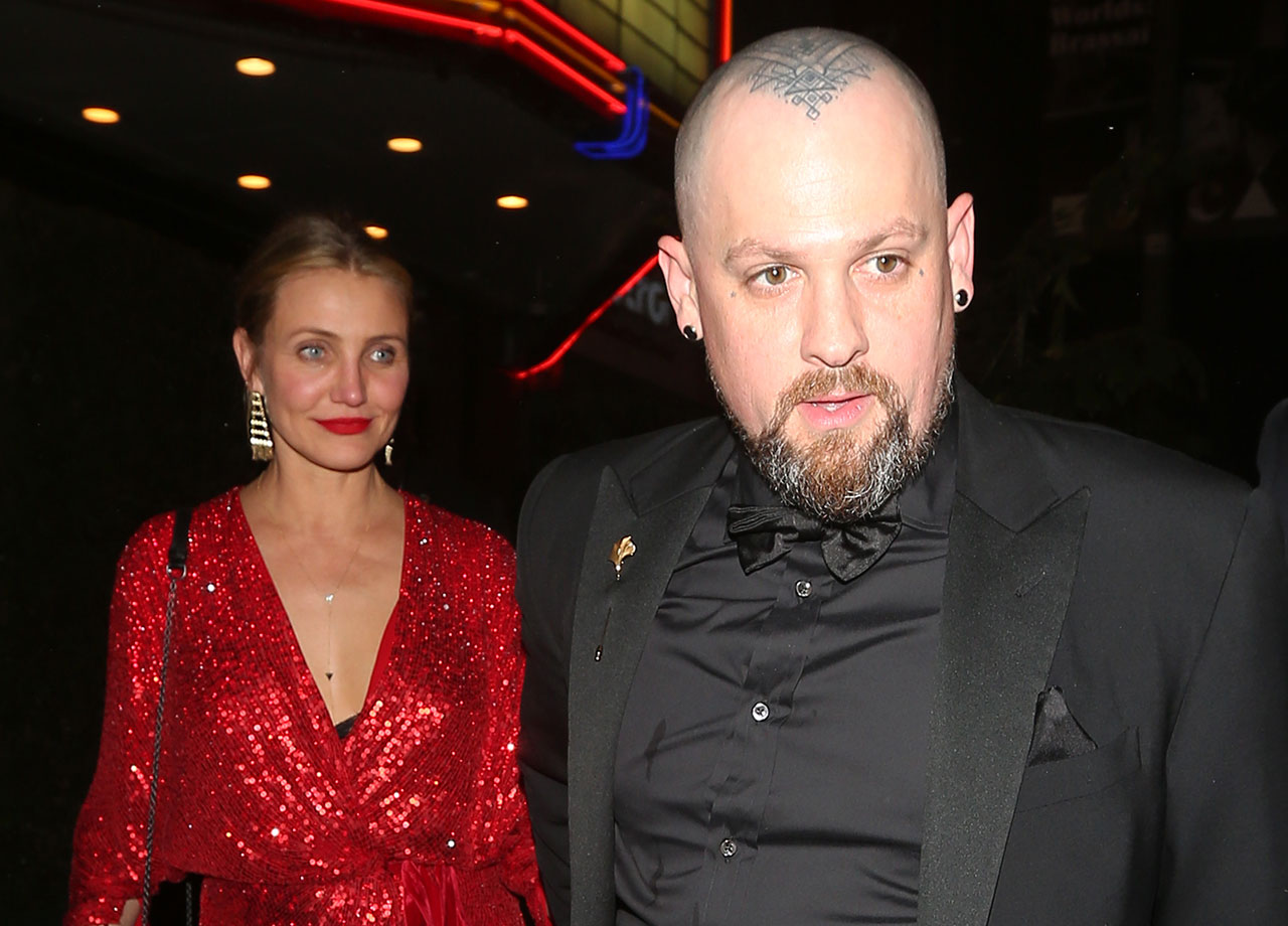 Cameron Diaz and Benji Madden leave Gwyneth Paltrow's party in LA