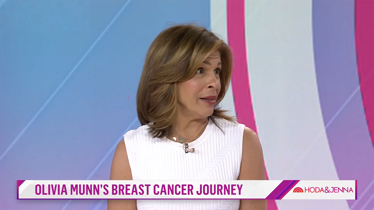 Hoda Kotb discusses Olivia Munn's breast cancer diagnosis on Today