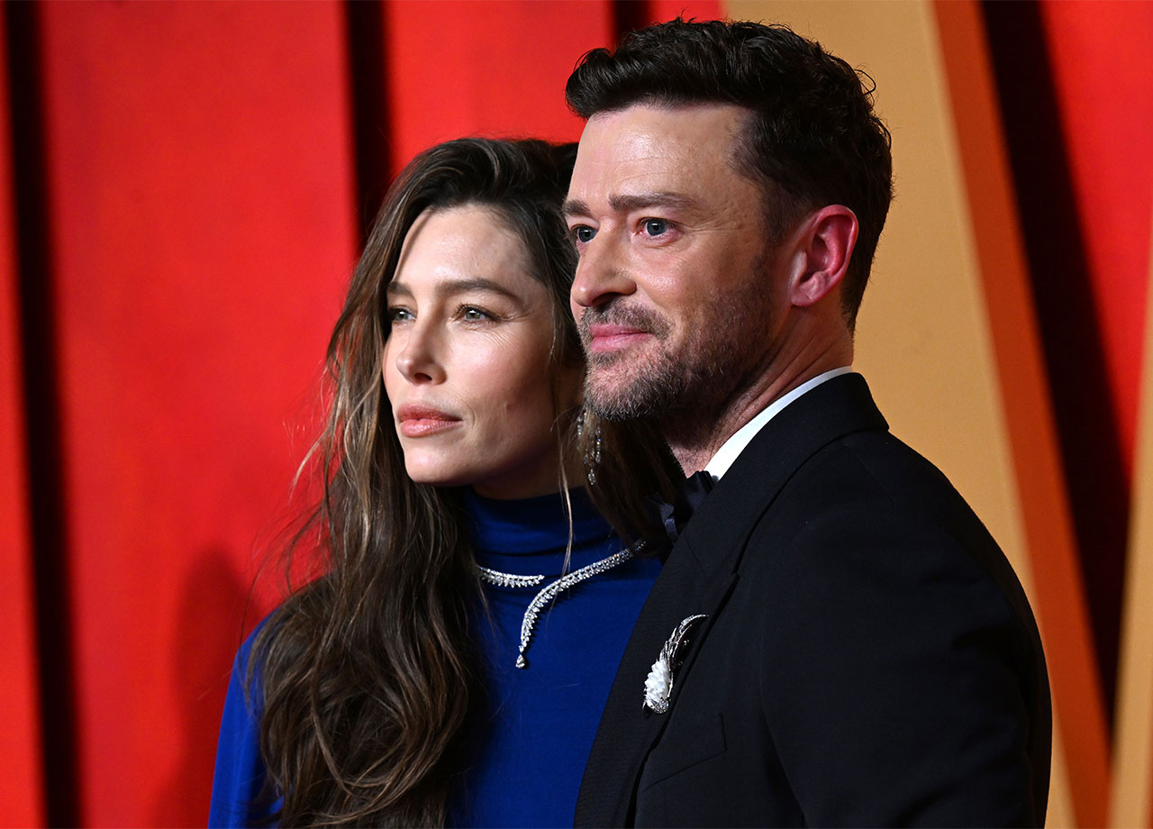 Jessica Biel Justin Timberlake Vanity Fair Oscars after party