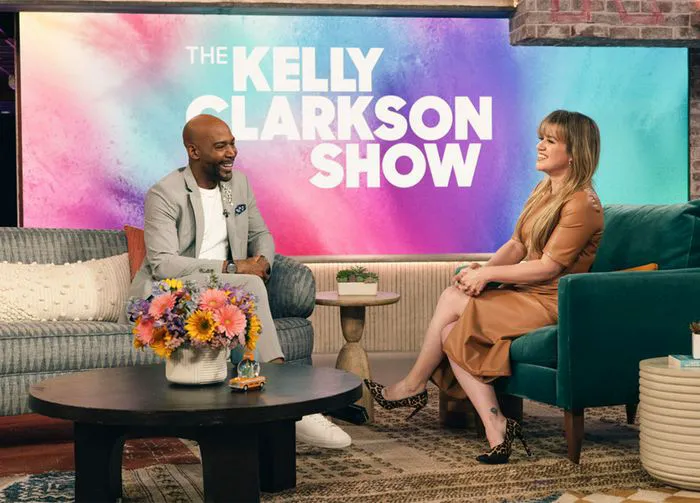 kelly clarkson with karamo brown on the kelly clarkson show