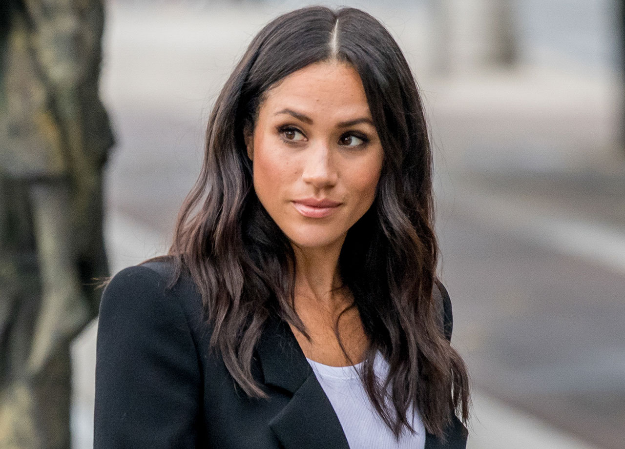 Meghan Markle wavy hair