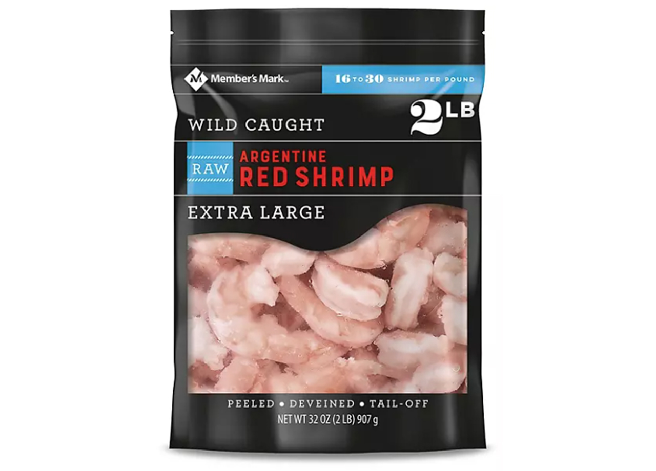 members mark frozen red shrimp